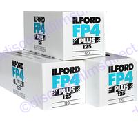 3 x ILFORD FP4 125 120 ROLL CHEAP B&W FILM - POST FREE