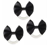 3 x Invisibobble Bowtique Hair Bow & Scrunchi | Spiral Hair Ring with Bow - Wear on the Head or on the Wrist as a Bracelet Accessory | For Girls & Women - Suitable For All Types of Hair