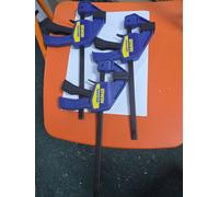 3 x Irwin Quick-Grip T5462EL7 6" Inch 150mm Mini Trigger G Bar Clamp -Three Pack