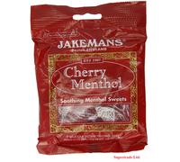 3 X Jakemans Cherry Soothing Menthol Sweets Bags Lozenges - 73g