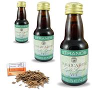 3 x Jamaica White Rum Essence 25ml - Alcohol-Free Flavouring, Makes 2.25L, Includes Free French Oak Chips