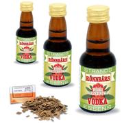 3 x Jarzebiak Winiak Essence 25ml - Alcohol-Free Flavouring, Makes 2.25L, Includes Free French Oak Chips