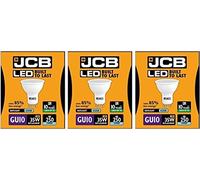 3 X JCB 3w = 35w LED GU10 100deg 6500k Daylight 250lm [Energy Class A+]