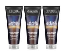 John Frieda Midnight Brunette Colour Deepening Conditioner 250ml for Dull, Brunette Hair