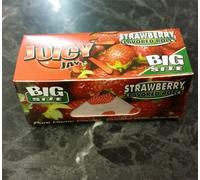 3 x Juicy Jay's Flavoured Paper Rolls Big Size Approx. 5 Meters each (Strawberry)