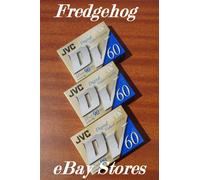 3 x JVC TOP QUALITY DVM-60 MINI DV DIGITAL VIDEO CAMCORDER TAPES / CASSETTES