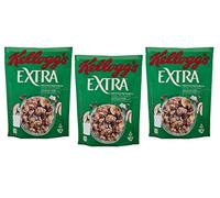 3 x Kellogg's Extra Frutta e Frutta Secca Crispy Oatmeal with Dehydrated Fruits 375 g Pack