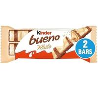 3 x Kinder Bueno White 39G Delicious Special For Easter Tasty And Twisty Treat Gift Hamper, Christmas,Birthday,Easter Gift Sold By Kidzbuzz
