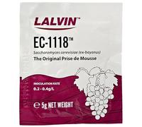 3 x Lalvin EC-1118 Champagne Yeast 5g Sachet 18% Homebrew Wine