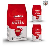 3 x Lavazza Qualita Rossa Coffee Beans 1 kg (Pack of 3)