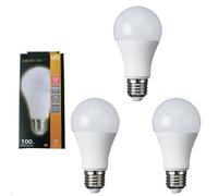 3 X LED 13.5W Light Bulb LAMP ES Warm White DIMMABLE 100W EQUIV E27 2700K