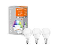 3 x LED Smart+ Drop 4.9W = 40W E14 Matte 470lm RGBW 2700K-6500K Dim App WiFi