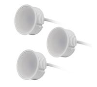 3 x LED Spot Module 230 V 5 Watt Diameter 50 mm Ceramic Dimmable for Recessed Spotlights 22 mm Flat Replacement for GU10 MR16 Bulbs 120° Beam Angle (Warm White 3000 K)