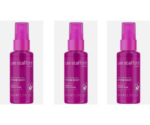 3 x Lee Stafford Heat Protection Shine Mist 50ml Travel Size FREE POSTAGE