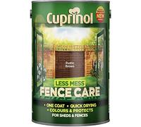 3 x Less Mess Fence Care Exterior Woodcare, Rustic Brown