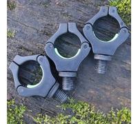3 x Lidsters Rod Rests Secure Rod Back Butt Rest Carp Fishing (3 x Green)