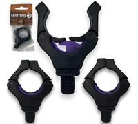 3 x Lidsters Rod Rests Secure Rod Back Butt Rest Carp Fishing Grip Purple