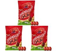 3 x Lindat Lindor Milk Chocolate Eggs 80G - For Easter Best gift for Friends & Family