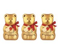 3 x Lindt Teddy Milk Chocolate with Gift Tag 100g - Ideal Christmas Chocolate Gift For Kids