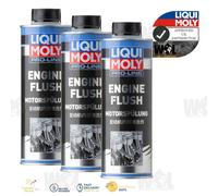 3 x LIQUI MOLY (2427) PRO-LINE ENGINE FLUSH - 500ML - MADE IN GERMANY