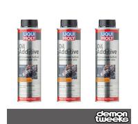 3 x Liqui Moly Engine Oil Additive - 300ml (MoS2 Lubrication / Petrol & Diesel)