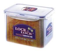 3 X Lock & Lock 3.9 Litre Rectangular Container HPL829