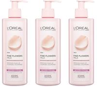 3 x L'OREAL Fine Flowers Milk (400ml) only £9.32/unit Pharmacy Stock