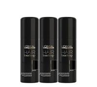 3 x LOREAL Hair Touch Up Spray Schwarz á 75ml