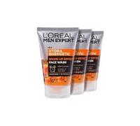 L’Oréal Paris Men Expert Wake-up Effect Face Wash 100ml, Hydra Energetic Face Wash With Vitamin C*, for Dull and Tired-Looking Skin, Cleanses Pores and Energises Skin