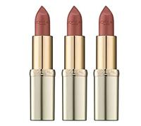 L'Oreal Paris Lipstick, Color Riche Satin Lipstick, Enriched with Omega 3 and Vitamin E, Ultra-Creamy Formula, Smoothing and Hydrating, Shade 235 Nude, 4,3g