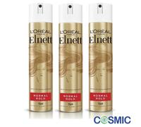3 X L'Oréal Paris Elnett Normal Strength Mini Hairspray, 75ml