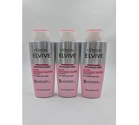 3 x L'Oréal Paris Elvive ULTIMATE 5% Glycolic Gloss Shampoo, Sulphate Free 200ml