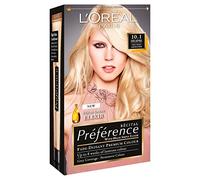 3 x L'Oreal Paris Recital Preference Permanent Colour 10.1 Helsinki Very Light Ash Blonde