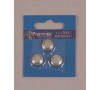 3 x LR44 Button Cell Batteries - Premier Christmas Lights 3LR44