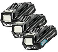 3 x Makita BL1020 BL1021B 10.8v 12V Max CXT Lithium Ion Slide Type 2.0ah Battery