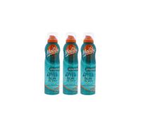 3 Malibu Aerosol Continuous Aftersun Gel Spray with Aloe Vera. Pack Contains 3 Bottles - 175ml Each