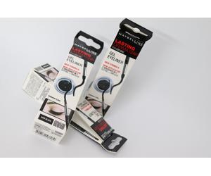 3 X MAYBELLINE LASTING DRAMA UP TP 24H GEL EYELINER WITH BRUSH - BLACK