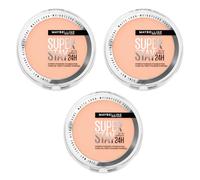 3 x Maybelline Superstay 24H Hybrid Powder Foundation - 20