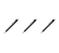 3 x Mechanical Automatic Clutch Pencils HB 0.5mm Lead Triangular Grip KF01937
