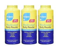 3 x MEDIPURE Medicated Body Powder 100% TALC FREE 200g (600g)