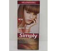 3 x Mellor & Russell Simply Colour Permanent Hair Colour 6.3 Natural Golden Blonde by SIMPLY COLOUR