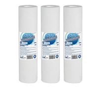 3 x Melt-Blown 5 Micron Polypropylene 10” x 2.5" Filter Cartridge for Sediment Absorption of Sand, Silt, Rust and Suspended Particles from Potable Cold Water