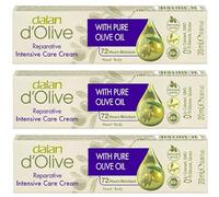 3 x Mini Dalan d 'Olive Intensive Hand and Body Moisturising Cream for Dry Skin, 20ml