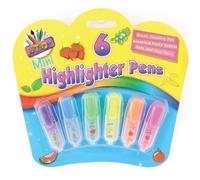 3 X Mini Fruit Scented Writing Highlighter Craft Pens Party Bags Gift