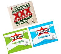 3 x Mixed TREBOR Extra Strong Peppermint + Soft Mints Peppermint + Soft Mints Spearmint Packs