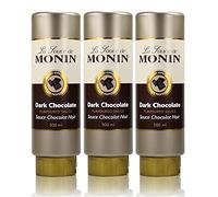 3 x Monin dark chocolate sauce 500 ml - darkChocolate flavoured sauce