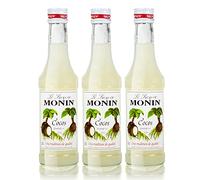 3 x Monin of Coconut Syrup, 250 ml Bottle