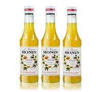 3 x Monin passion fruit syrup, 250 ml bottle -for cocktails, coffee or cooking