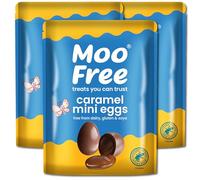 3 x Moo Free Caramel Filled Mini Eggs - Dairy Free & Vegan (84g)