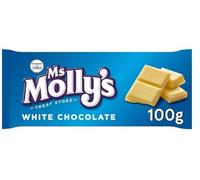 3 x Ms Molly's White Chocolate Bar 100G Delicious Tasty And Twisty Treat Gift Hamper For Birthday,Christmas Sold By Kidzbuzz